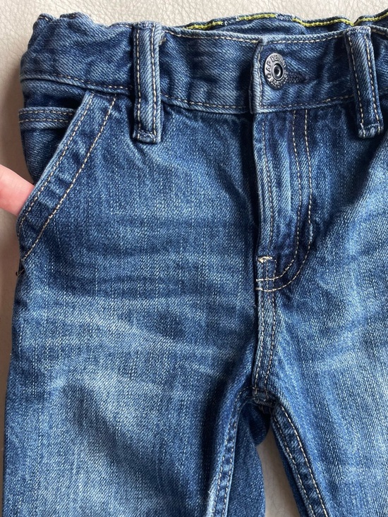Gap Straight Like New Toddler Jeans, Indigo Wash, Front & Back Pockets - Picture 6 of 13